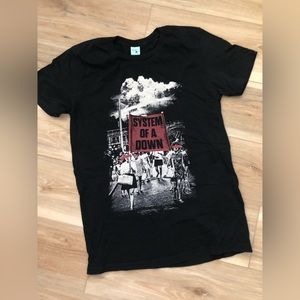 System of the Down Banner Marched  Band Tee M